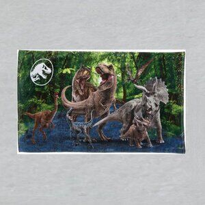 Jurassic World Beach Towel measures 28 x 58 inches